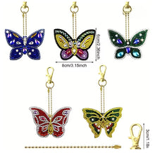 Carregar imagem no visualizador da galeria, Kit Chaveiro Borboleta com Diamantes 2024/ 1 - Pronta Entrega - Kit Completo