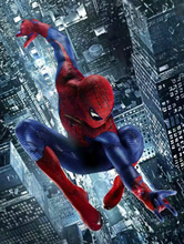 Carregar imagem no visualizador da galeria, Homem Aranha 2025/2 (25 x 35 cm) - 100% Diamantes (Quadrado) - Pronta Entrega - Kit Completo