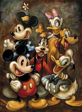 Carregar imagem no visualizador da galeria, Mickey Mouse e Pato Donald 4 - 100% Diamantes (Kit Completo)