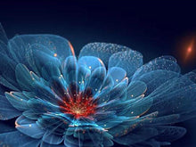 Carregar imagem no visualizador da galeria, Flor Radiante - 100% Diamantes (Quadrado) - Kit Completo