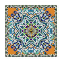 Carregar imagem no visualizador da galeria, Mandala Fluorescente 10 - (30 x 30 cm) - Parcial Diamantes (Redondo) - Kit Completo