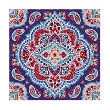 Carregar imagem no visualizador da galeria, Mandala Fluorescente 8 - (30 x 30 cm) - Parcial Diamantes (Redondo) - Kit Completo