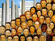 Carregar imagem no visualizador da galeria, Operários - Tarsila do Amaral - 100% Diamantes (Quadrado) - Kit Completo
