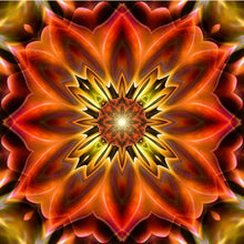 Carregar imagem no visualizador da galeria, Mandala Magnífica 2 - 100% Diamantes (Quadrado) - Kit Completo