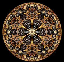 Carregar imagem no visualizador da galeria, Mandala Concha - 100% Diamantes (Quadrado) - Kit Completo