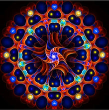 Carregar imagem no visualizador da galeria, Mandala Sublime 3 - 100% Diamantes (Quadrado) - Kit Completo