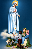 Nossa Senhora de Fátima - 100% Diamantes (Quadrado) - Kit Completo