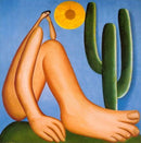 Abaporu - Tarsila do Amaral - 100% Diamantes (Quadrado) - Pintura com Diamantes