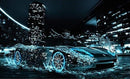 Carro Azul Diamante - 100% Diamantes (Kit Completo)