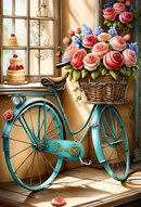 Paisagens 2024/18 - 100% Diamantes (Quadrado) - Kit Completo - Pintura com Diamantes