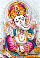 Elefante Sagrado 2023/1 - 100% Diamantes (Quadrado) - Kit Completo - Pintura com Diamantes