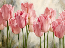 Carregar imagem no visualizador da galeria, Flores Rosadas - 100% Diamantes (Kit Completo)
