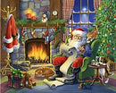 Papai Noel com seus Pets - 100% Diamantes (Kit Completo)