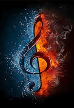 Carregar imagem no visualizador da galeria, Nota Musical - 100% Diamantes (Kit Completo)
