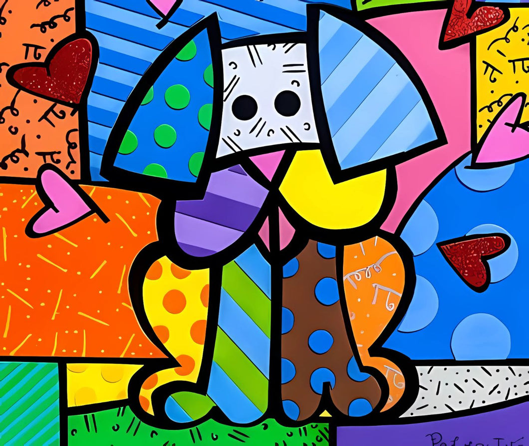 Romero Britto 8 - 100% Diamantes (Kit Completo)