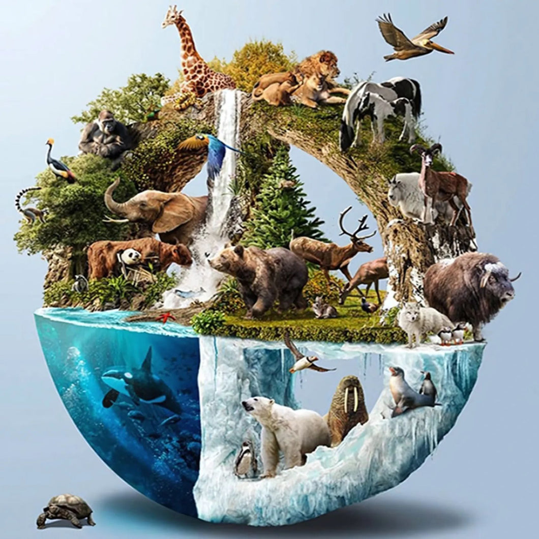 Mundo Animal - 100% Diamantes (Kit Completo)