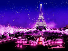 Carregar imagem no visualizador da galeria, Paris Iluminada - 100% Diamantes (Quadrado) - Kit Completo
