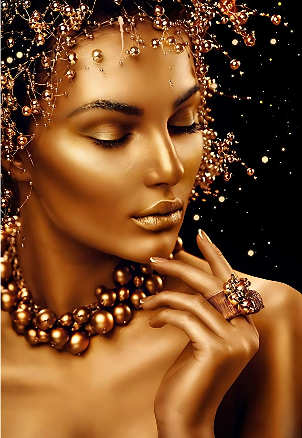 Mulheres Estilosas 2 - 100% Diamantes (Quadrado) - Kit Completo