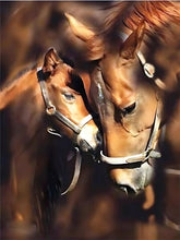 Carregar imagem no visualizador da galeria, Cavalos Magníficos 1 - 100% Diamantes (Kit Completo)
