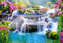 Cachoeira Florida - 100% Diamantes (Kit Completo) - Pintura com Diamantes