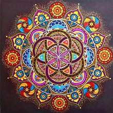 Carregar imagem no visualizador da galeria, Mandala 20 - 100% Diamantes (Kit Completo)
