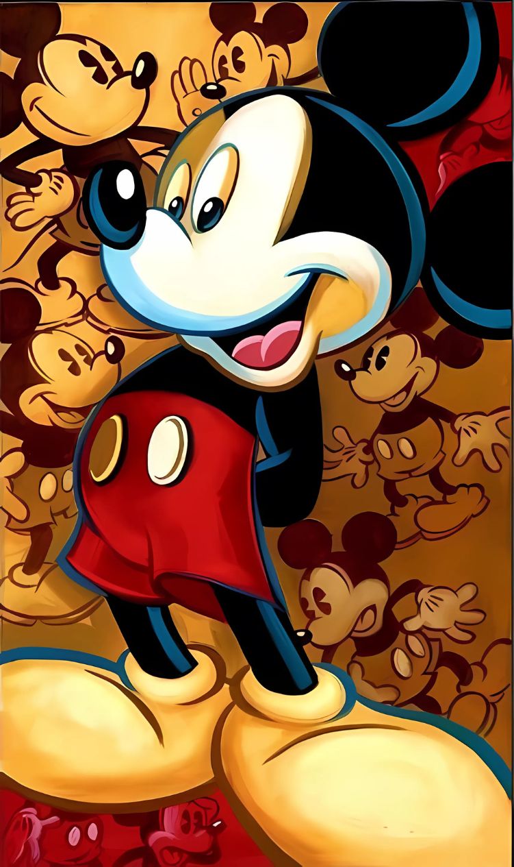 Mickey Mouse - 100% Diamantes (Kit Completo)