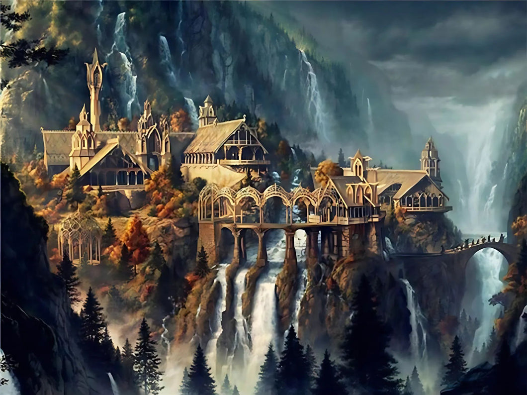 Castelo da Cachoeira - 100% Diamantes (Kit Completo)