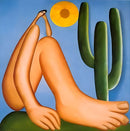 Abaporu - Tarsila do Amaral - 100% Diamantes (Quadrado) - Pintura com Diamantes