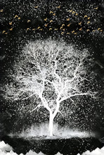 Carregar imagem no visualizador da galeria, Árvore a Noite - 100% Diamantes (Quadrado) - Kit Completo - Pintura com Diamantes

