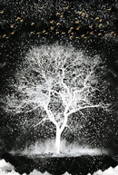 Árvore a Noite - 100% Diamantes (Quadrado) - Kit Completo - Pintura com Diamantes