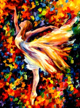 Carregar imagem no visualizador da galeria, Bailarina 5 - 100% Diamantes (Kit Completo) - Pintura com Diamantes
