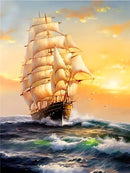 Navio de Guerra - 100% Diamantes (Kit Completo)