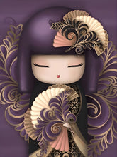 Carregar imagem no visualizador da galeria, Bonecas Japonesas 3 - 100% Diamantes (Kit Completo) - Pintura com Diamantes

