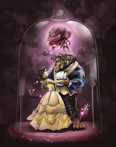 A Última Rosa Maravilhosa - 100% Diamantes (Kit Completo) - Pintura com Diamantes