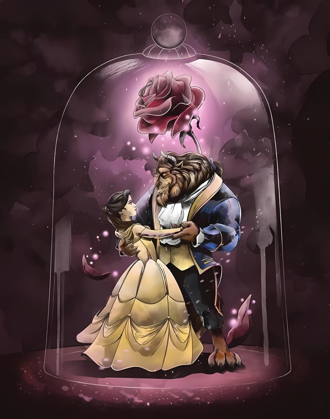 A Última Rosa Maravilhosa - 100% Diamantes (Kit Completo) - Pintura com Diamantes