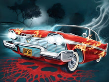 Carregar imagem no visualizador da galeria, Carro Antigo Vermelho - 100% Diamantes (Kit Completo)
