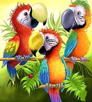 Arara - 100% Diamantes (Kit Completo) - Pintura com Diamantes