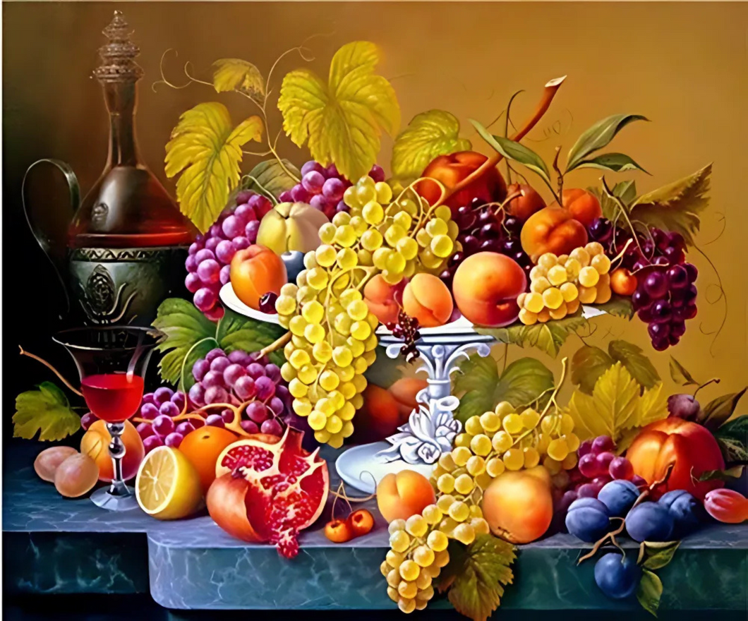 Frutas Saborosas 1 - 100% Diamantes (Kit Completo)
