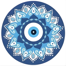 Carregar imagem no visualizador da galeria, Mandala Olho Grego 2 - 100% Diamantes (Redondo) - Kit Completo
