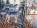 Alcateia de Lobos - 100% Diamantes (Kit Completo) - Pintura com Diamantes