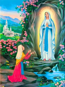 Nossa Senhora 2023/1 - 100% Diamantes (Quadrado) - Kit Completo - Pintura com Diamantes
