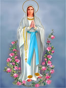 Nossa Senhora 2023/9 - 100% Diamantes (Quadrado) - Kit Completo - Pintura com Diamantes