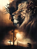 Jesus 2023/6 - 100% Diamantes (Quadrado) - Kit Completo - Pintura com Diamantes