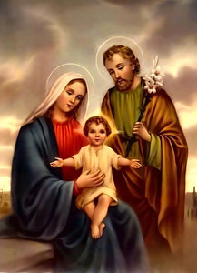 Jesus 2023/10 - 100% Diamantes (Quadrado) - Kit Completo - Pintura com Diamantes