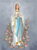 Nossa Senhora 2023/4 - 100% Diamantes (Quadrado) - Kit Completo - Pintura com Diamantes