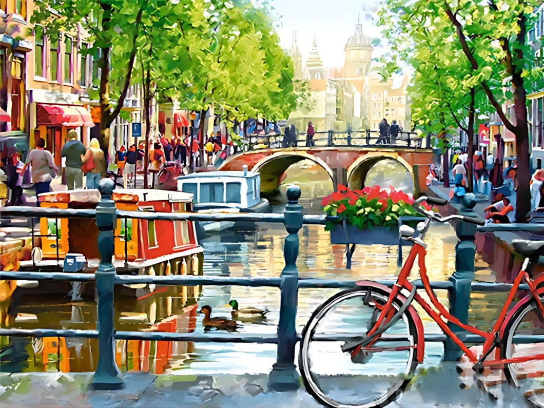 Belas Paisagens 2023/2 - 100% Diamantes (Quadrado) - Kit Completo - Pintura com Diamantes