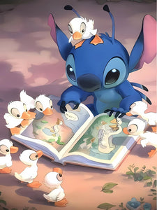 Lilo 2023/2 - 100% Diamantes (Redondo) - Kit Completo - Pintura com Diamantes
