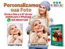 Personalize sua Foto - 100% Diamantes (Quadrados ou Redondos) - Kit Completo + EBOOK (ENVIE SUA FOTO PARA O NOSSO WHATSAPP (62) 98324-1263)