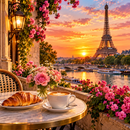 Paris 2027/2 - 100% Diamantes (Quadrado) - Kit Completo - Pintura com Diamantes