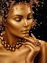 Carregar imagem no visualizador da galeria, Mulheres Estilosas 2 - 100% Diamantes (Quadrado) - Kit Completo
